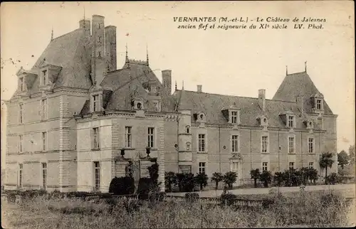 Ak Vernantes Maine et Loire, Château de Jalesnes