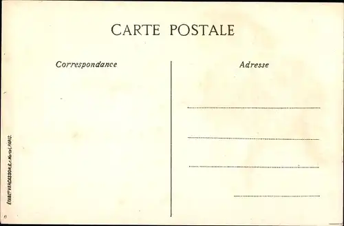 Künstler Ak Cognac Richarpailloud, Rotes Kostüm, Federhut, Reklame