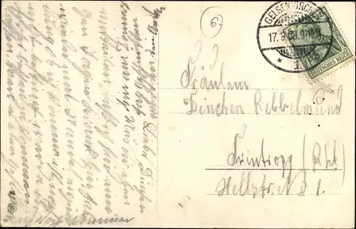 Ak Gelsenkirchen im Ruhrgebiet, Moltkeplatz, Kirche