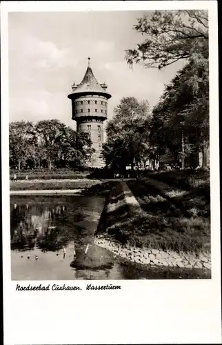 Ak Nordseebad Cuxhaven, Wasserturm