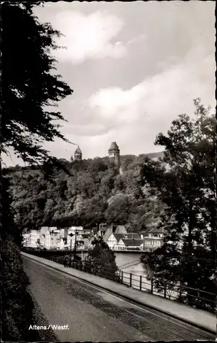 Ak Altena in Westfalen, Teilansicht