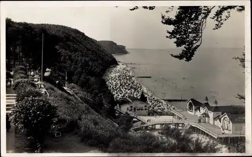 Foto Ostseebad Sellin auf Rügen, Am Hochufer, Strand, Seebrücke