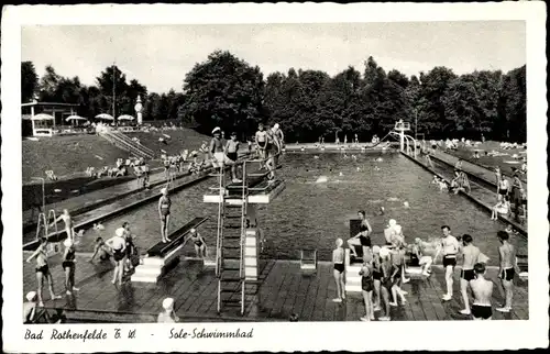 Ak Bad Rothenfelde am Teutoburger Wald, Sole-Schwimmbad