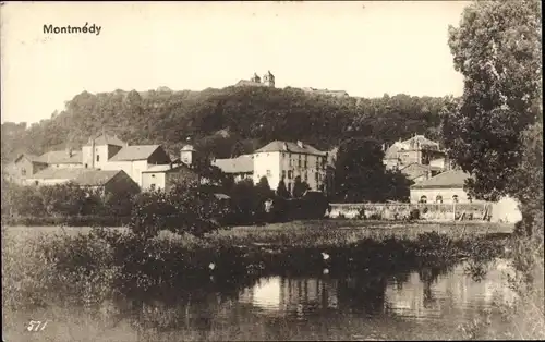 Ak Montmédy Lothringen Meuse, Ortsansicht