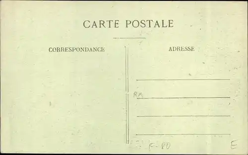 Ak Villers Bretonneux Somme, La Gendarmerie