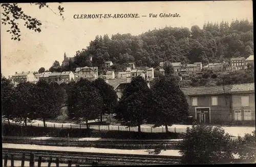 Ak Clermont en Argonne Lothringen Meuse, Vue Generale