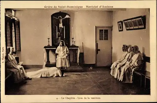 Ak Somme, Ordre Saint Dominique, Le Chapitre, Lieu de la vestition