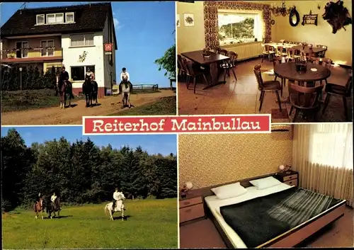 Ak Mainbullau Miltenberg am Main Unterfranken, Pension Reiterhof