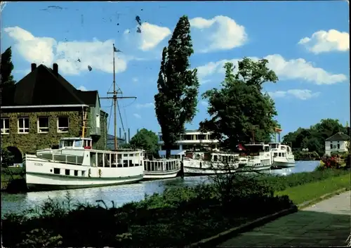 Ak Mülheim an der Ruhr, Wasserbahnhof