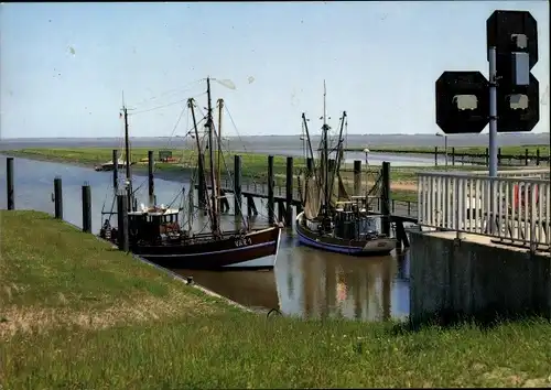 Ak Varel in Oldenburg Jadebusen, Schleuse