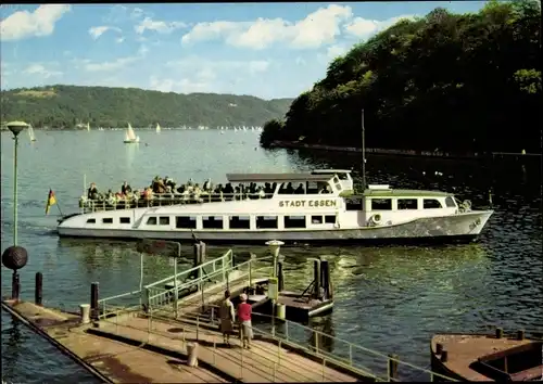 Ak Essen im Ruhrgebiet, Baldeneysee, Schiff Bad Essen