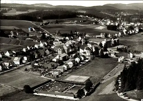 Ak Schönwald im Schwarzwald, Luftaufnahme