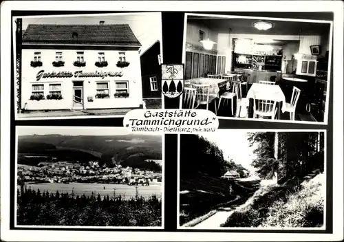 Ak Tambach Dietharz in Thüringen, Gaststätte Tammichgrund