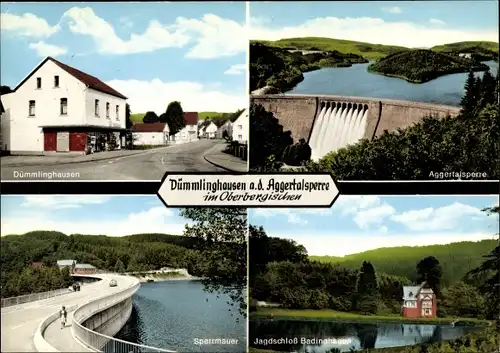 Ak Dümmlinghausen im Oberbergischen Kreis, Aggertalsperre, Jagdschloss Badinghagen