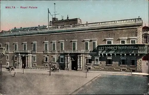 Ak Malta, Royal Palace, Königlicher Palast