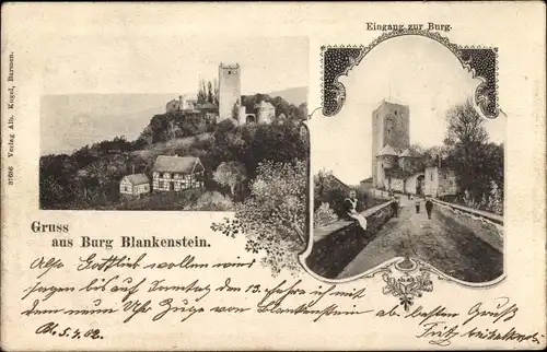 Ak Blankenstein an der Ruhr Hattingen, Burg Blankenstein