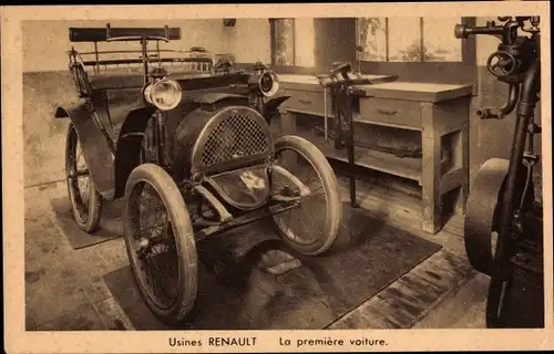 Ak Usines Renault, La première voiture