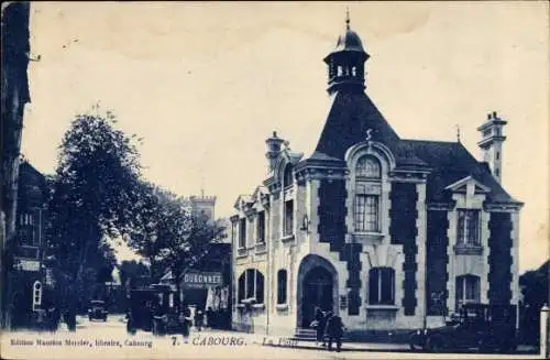 Ak Cabourg Calvados, La Poste