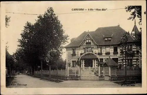 Ak Cabourg Calvados, Villa Mon Geo