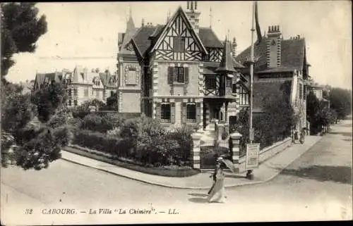 Ak Cabourg Calvados, La Villa La Chimere