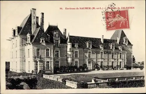 Ak Vernantes Maine et Loire, Château de Jalesnes