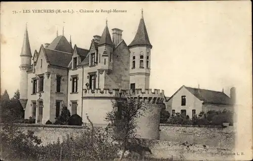Ak Les Verchers Maine et Loire, Château de Baugé Menuau