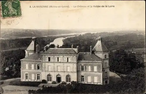 Ak La Varenne Maine et Loire, le Château et la Vallée de la Loire