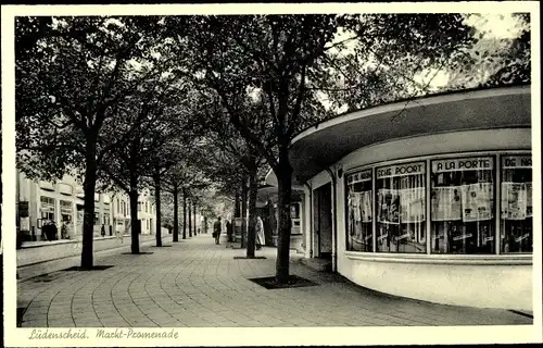 Ak Lüdenscheid im Märkischen Kreis, Markt Promenade, A la Porte