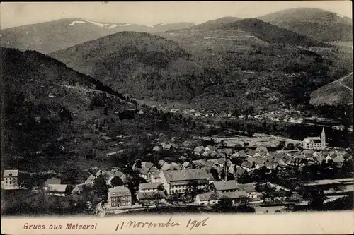 Ak Metzeral Elsass Haut Rhin, Totalansicht