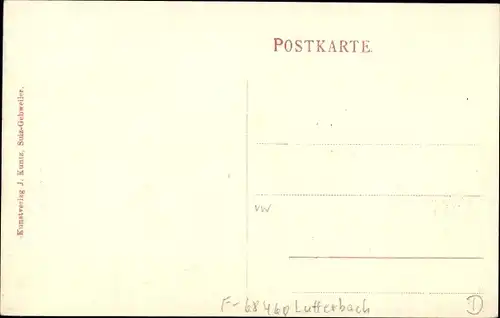 Ak Lutterbach Elsass Haut Rhin, Sanatorium Laiance