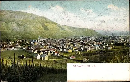 Ak Guebwiller Gebweiler Elsass Haut Rhin, Panorama