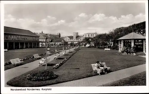 Ak Norderney in Ostfriesland, Kurplatz