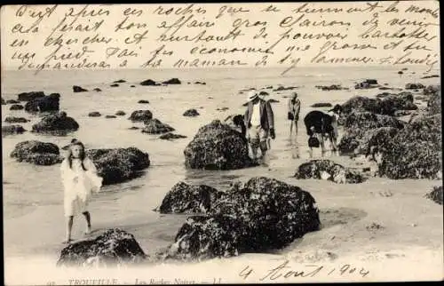 Ak Trouville Calvados, Les Roches Noires