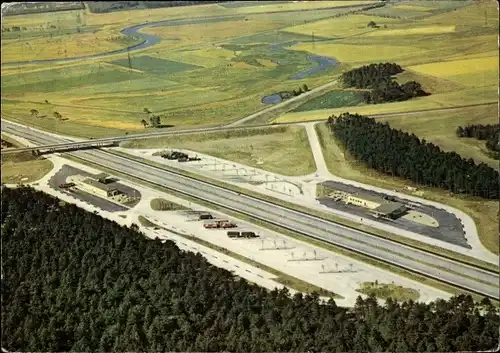 Ak Allertal in Niedersachsen, Autobahnraststätten Allertal