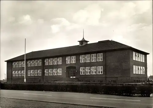 Ak Hebbelstadt Wesselburen in Dithmarschen, Schulgebäude