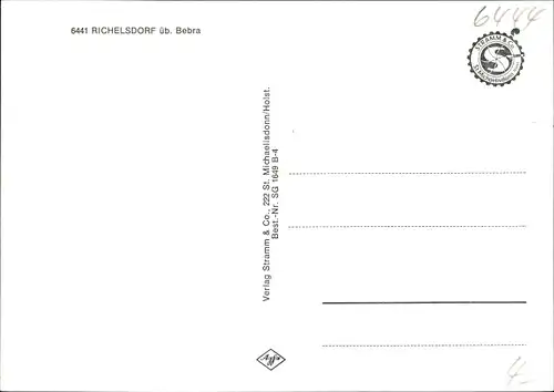 Ak Richelsdorf Wildeck Hessen, Gesamtansicht