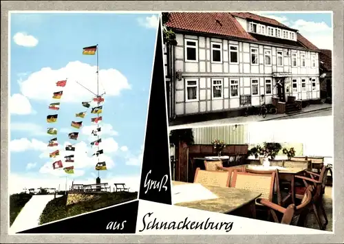 Ak Schnackenburg an der Elbe, Hotel Deutsches Haus