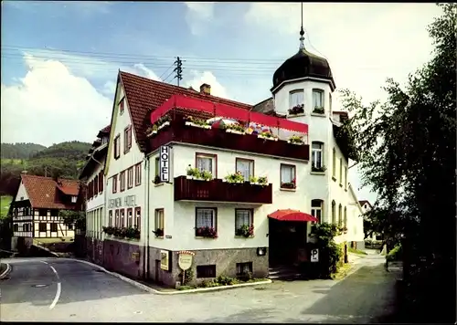 Ak Scheuern Gernsbach im Murgtal Schwarzwald, Landgasthaus Sternen-Hotel