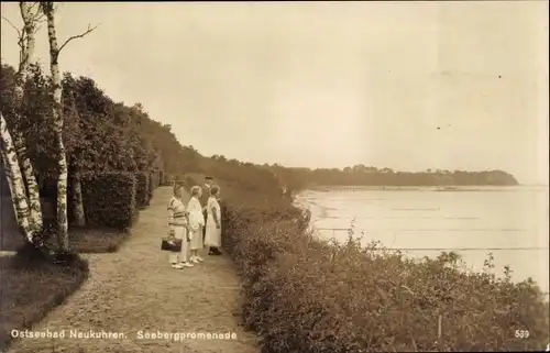 Ak Pionerski Neukuhren Ostpreußen, Seebergpromenade