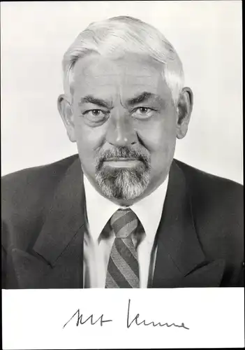 Ak Prof. Dr. Horst Ehmke, Politiker, Portrait, Autogramm