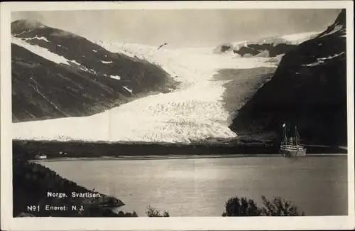 Ak Norwegen, Svartisen, Gletscher