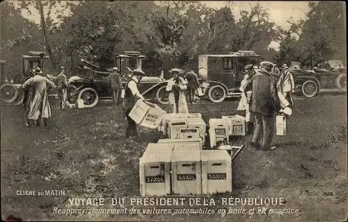 Ak Voyage du President de la Republique, Autos, Benzinkanister