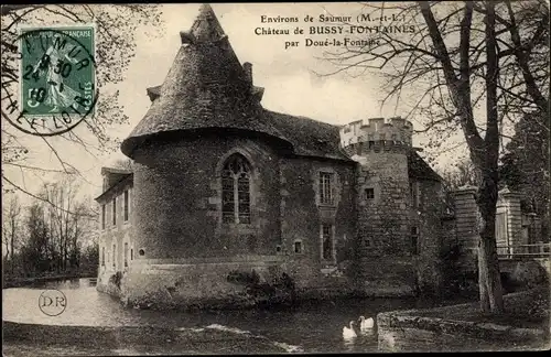 Ak Les Verchers Maine et Loire, Château de Bussy-Fontaines