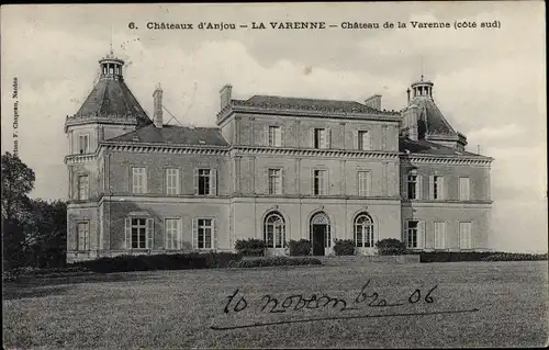 Ak La Varenne Maine et Loire, le Château, côté Sud