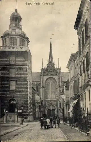 Ak Goes Zeeland Niederlande, Korte Kerkstraat