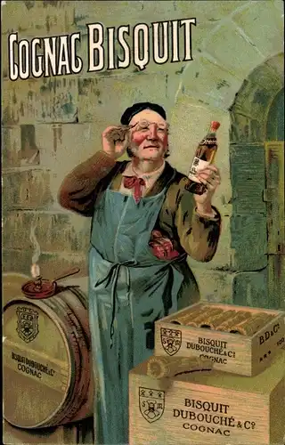 Ak Reklame, Cognac Bisquit, Dubouche & Co.