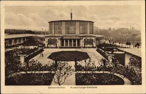 Ak Gelsenkirchen im Ruhrgebiet, Ausstellungs-Gebäude