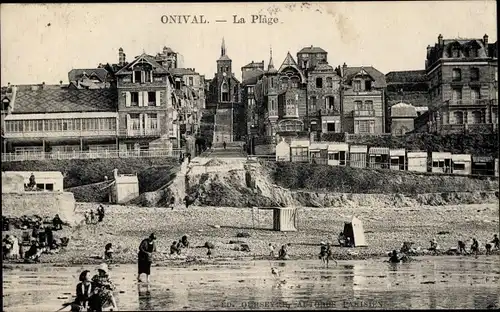Ak Onival Ault Somme, La Plage