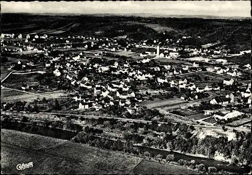 Ak Kaldauen Siegburg im Rhein Sieg Kreis, Fliegeraufnahme vom Ort