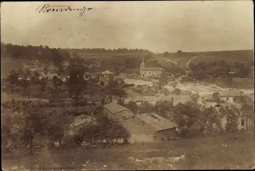 Foto Ak Romagne Lothringen Meuse, Blick auf den Ort